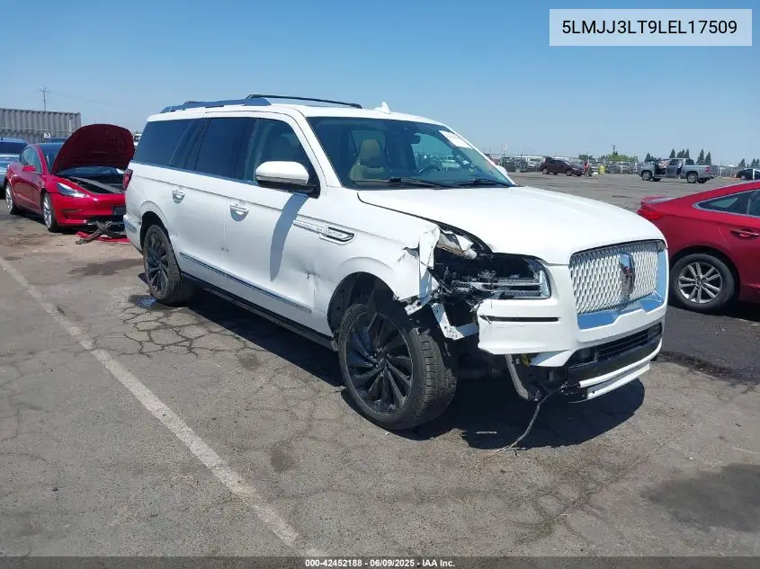 2020 Lincoln Navigator Reserve L VIN: 5LMJJ3LT9LEL17509 Lot: 42452188