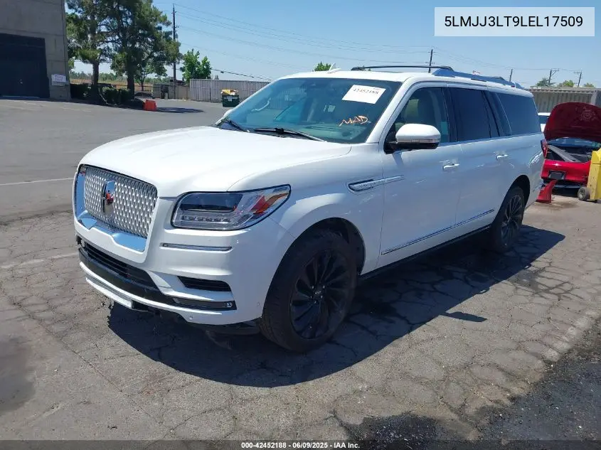2020 Lincoln Navigator Reserve L VIN: 5LMJJ3LT9LEL17509 Lot: 42452188