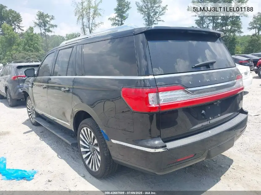 2020 Lincoln Navigator Reserve L VIN: 5LMJJ3LT1LEL01188 Lot: 42687009