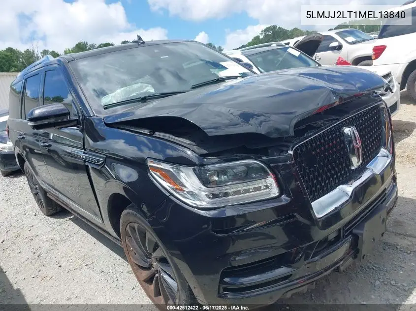2021 Lincoln Navigator Reserve VIN: 5LMJJ2LT1MEL13840 Lot: 42512422