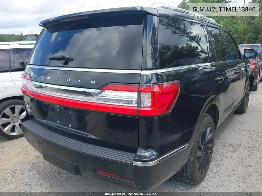 2021 Lincoln Navigator Reserve VIN: 5LMJJ2LT1MEL13840 Lot: 42512422