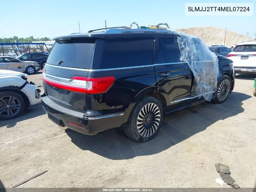 2021 Lincoln Navigator Black Label VIN: 5LMJJ2TT4MEL07224 Lot: 42514808