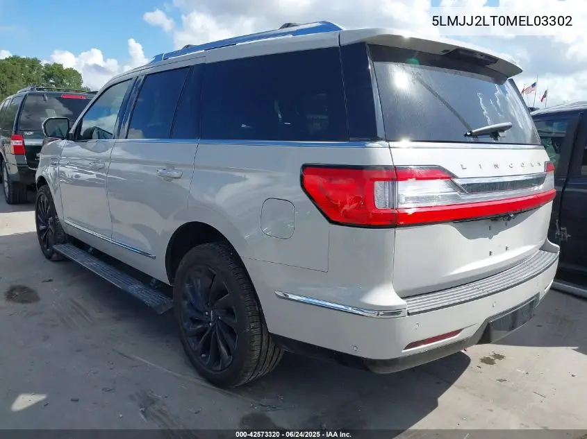 2021 Lincoln Navigator Reserve VIN: 5LMJJ2LT0MEL03302 Lot: 42573320