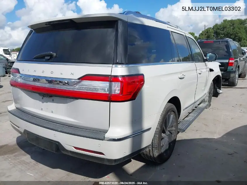 2021 Lincoln Navigator Reserve VIN: 5LMJJ2LT0MEL03302 Lot: 42573320