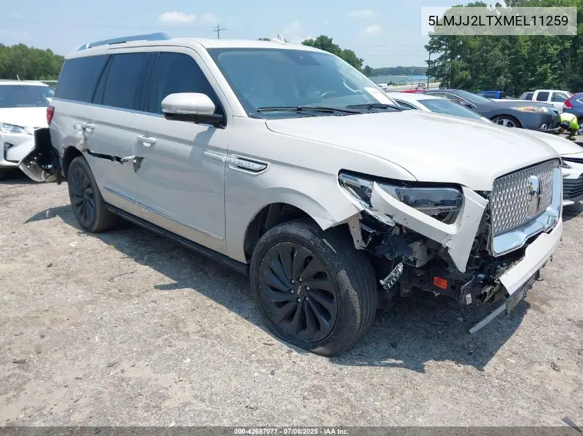 2021 Lincoln Navigator Reserve VIN: 5LMJJ2LTXMEL11259 Lot: 42687077