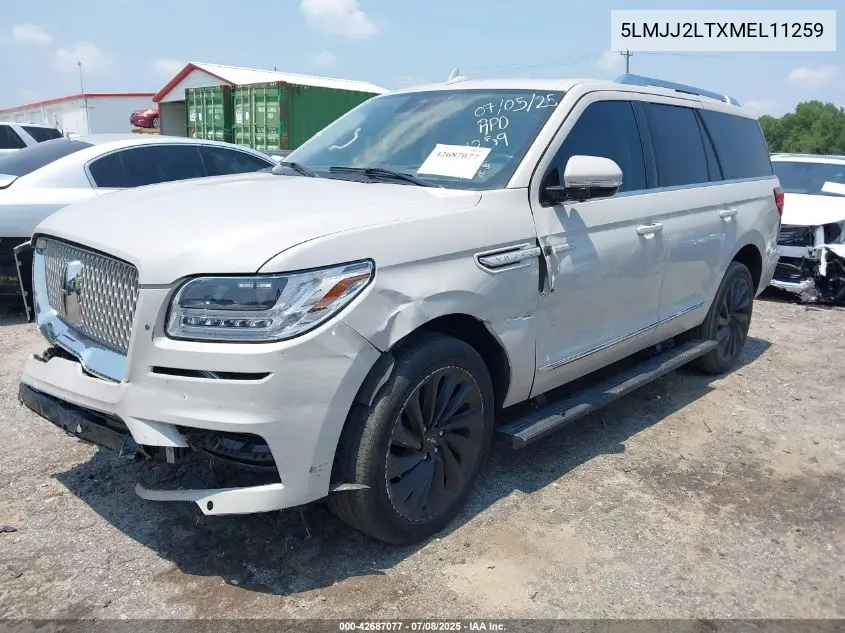 2021 Lincoln Navigator Reserve VIN: 5LMJJ2LTXMEL11259 Lot: 42687077