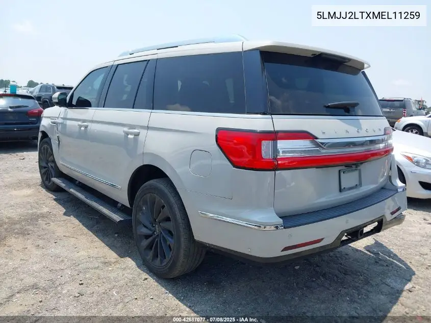 2021 Lincoln Navigator Reserve VIN: 5LMJJ2LTXMEL11259 Lot: 42687077