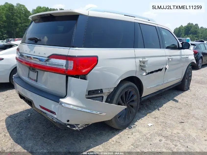 2021 Lincoln Navigator Reserve VIN: 5LMJJ2LTXMEL11259 Lot: 42687077