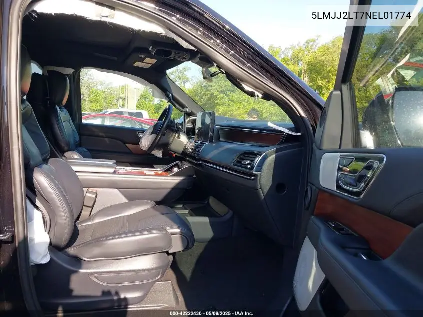 2022 Lincoln Navigator Reserve VIN: 5LMJJ2LT7NEL01774 Lot: 42222430