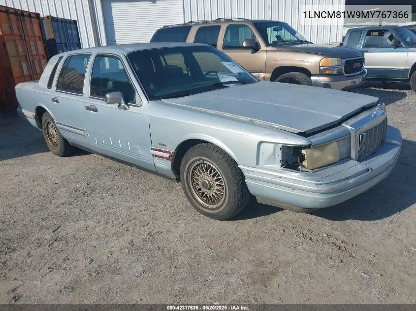 1991 Lincoln Town Car Executive VIN: 1LNCM81W9MY767366 Lot: 42317636