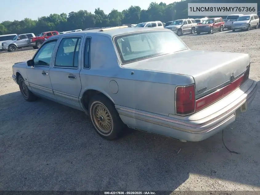 1991 Lincoln Town Car Executive VIN: 1LNCM81W9MY767366 Lot: 42317636