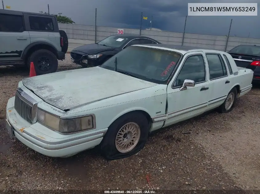 1991 Lincoln Town Car Executive VIN: 1LNCM81W5MY653249 Lot: 42409948