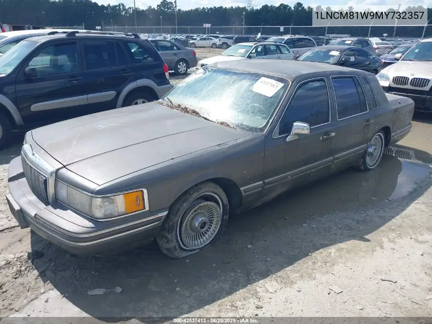 1991 Lincoln Town Car Executive VIN: 1LNCM81W9MY732357 Lot: 42537413