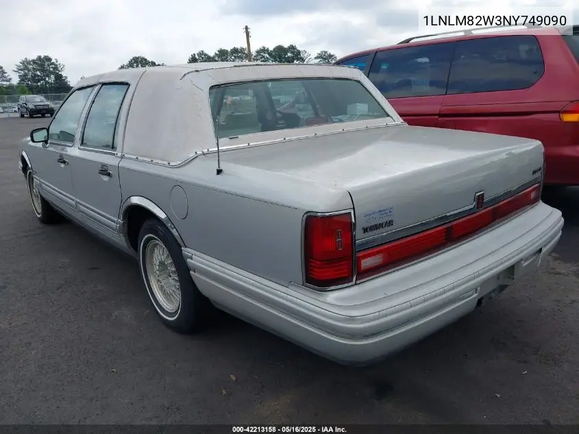 1992 Lincoln Town Car Signature VIN: 1LNLM82W3NY749090 Lot: 42213158