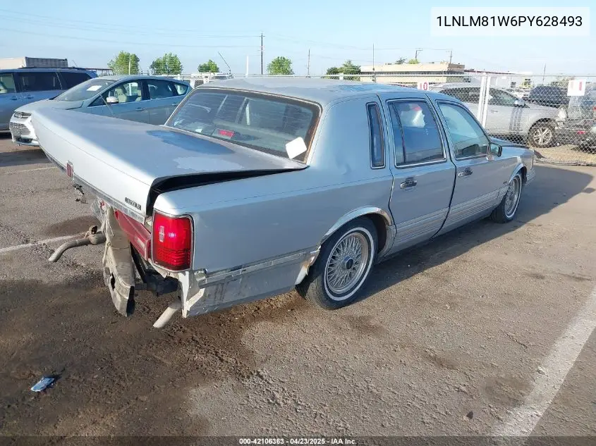 1993 Lincoln Town Car Executive VIN: 1LNLM81W6PY628493 Lot: 42106363