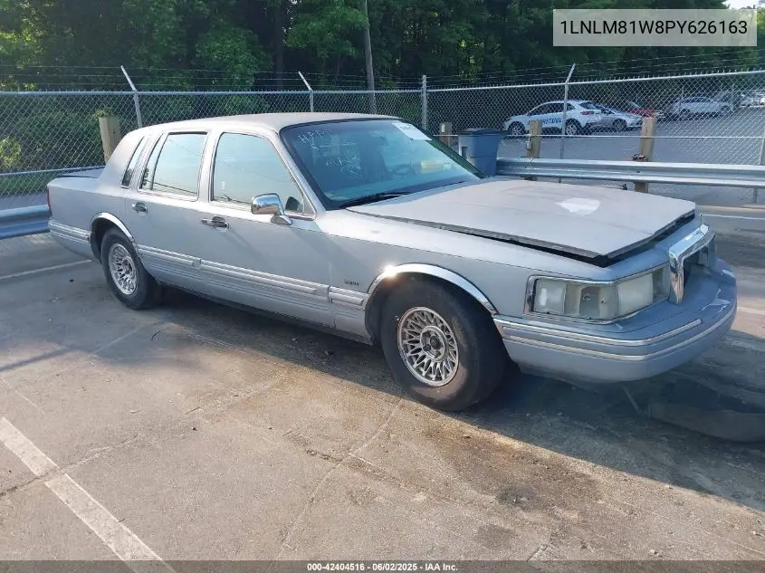 1993 Lincoln Town Car Executive VIN: 1LNLM81W8PY626163 Lot: 42404516