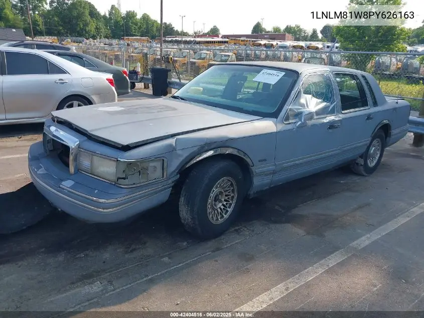 1993 Lincoln Town Car Executive VIN: 1LNLM81W8PY626163 Lot: 42404516
