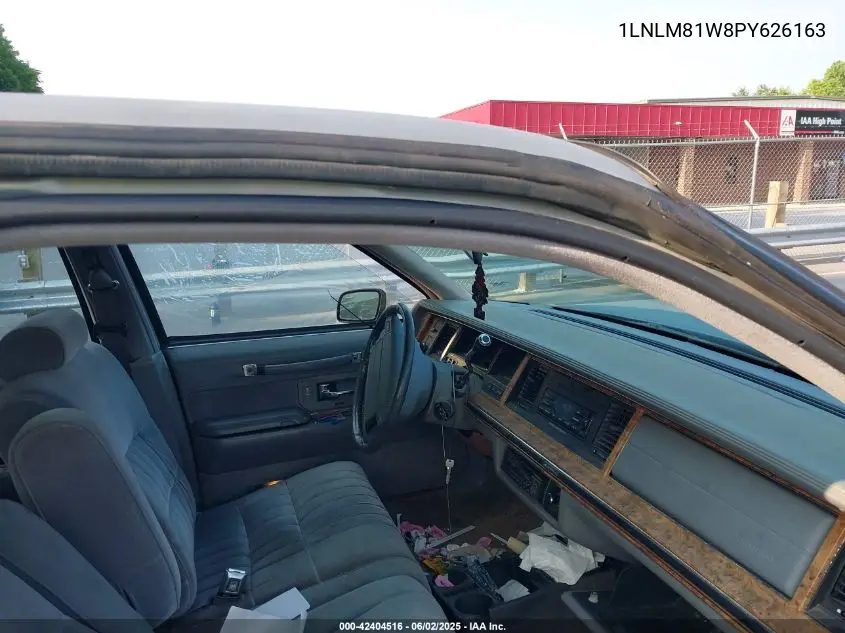1993 Lincoln Town Car Executive VIN: 1LNLM81W8PY626163 Lot: 42404516
