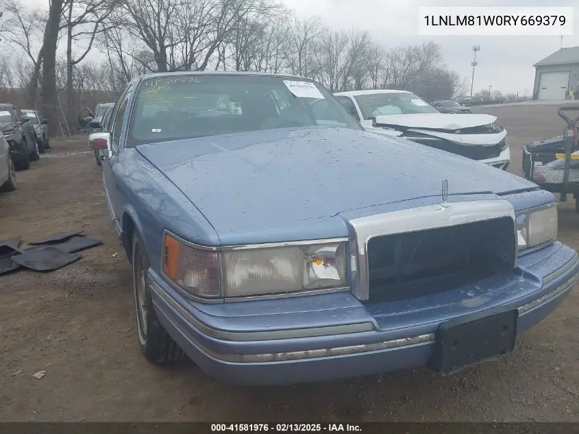 1994 Lincoln Town Car Executive VIN: 1LNLM81W0RY669379 Lot: 41581976