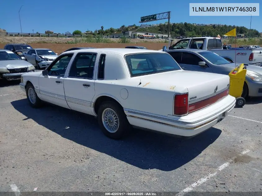 1994 Lincoln Town Car Executive VIN: 1LNLM81W1RY746308 Lot: 42207017