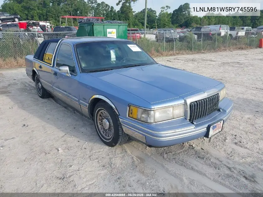 1994 Lincoln Town Car Executive VIN: 1LNLM81W5RY745596 Lot: 42548865