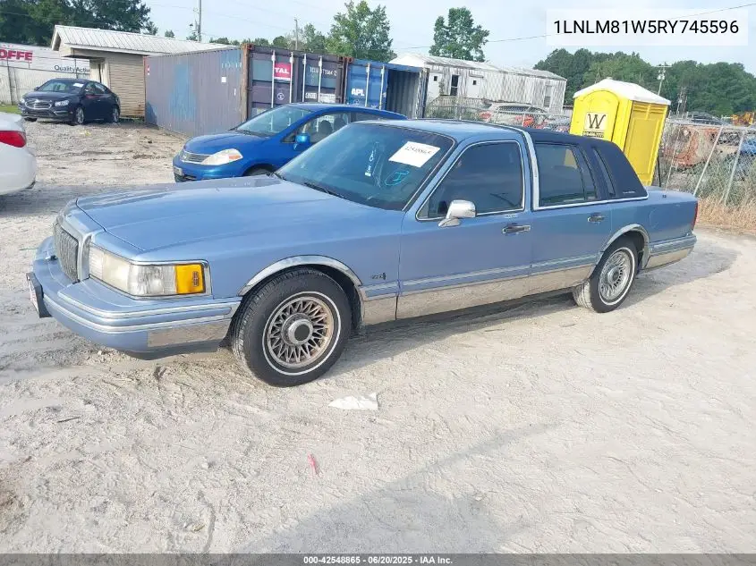 1994 Lincoln Town Car Executive VIN: 1LNLM81W5RY745596 Lot: 42548865