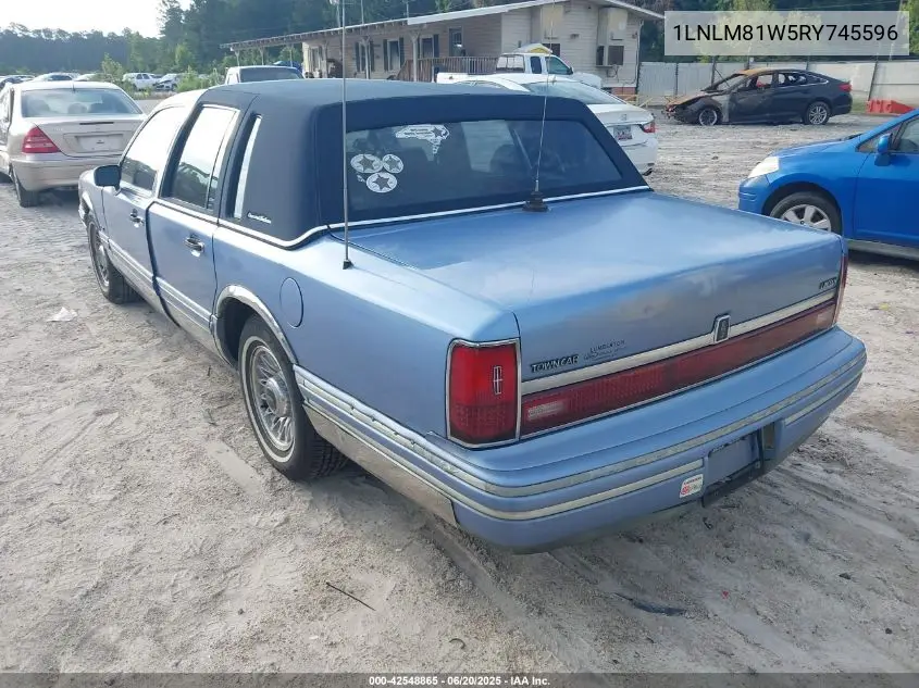 1994 Lincoln Town Car Executive VIN: 1LNLM81W5RY745596 Lot: 42548865