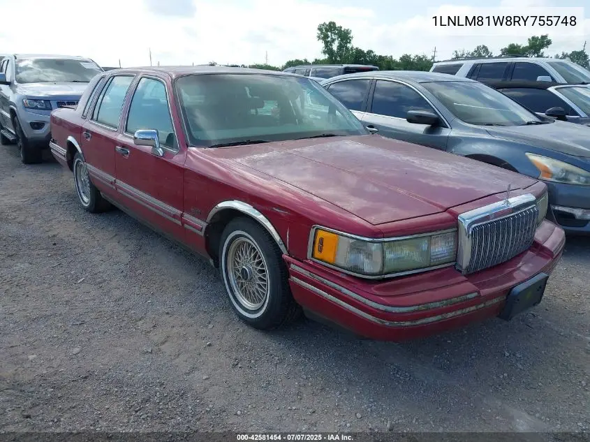 1994 Lincoln Town Car Executive VIN: 1LNLM81W8RY755748 Lot: 42581454