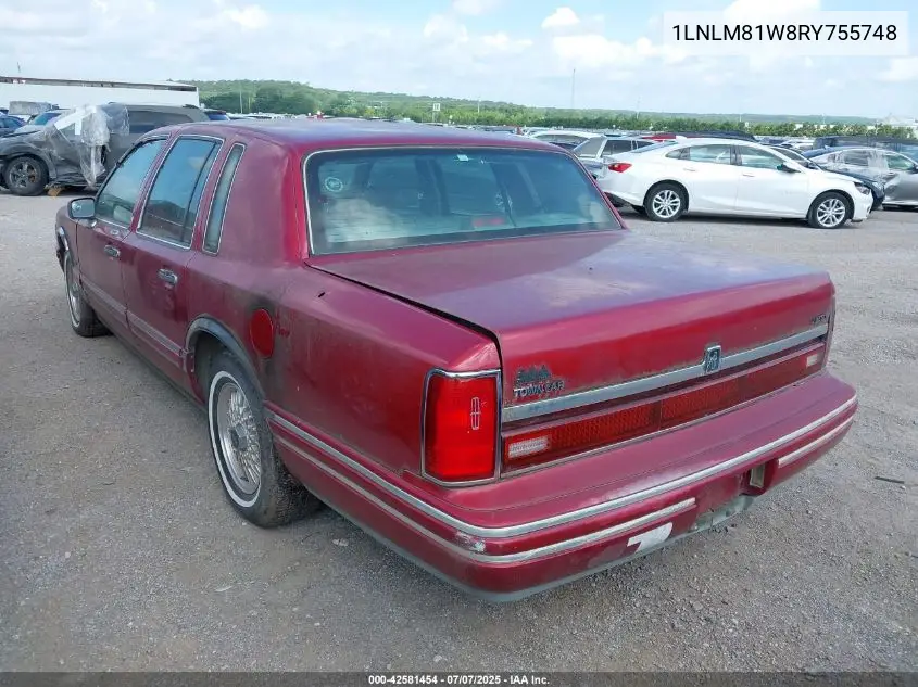 1994 Lincoln Town Car Executive VIN: 1LNLM81W8RY755748 Lot: 42581454
