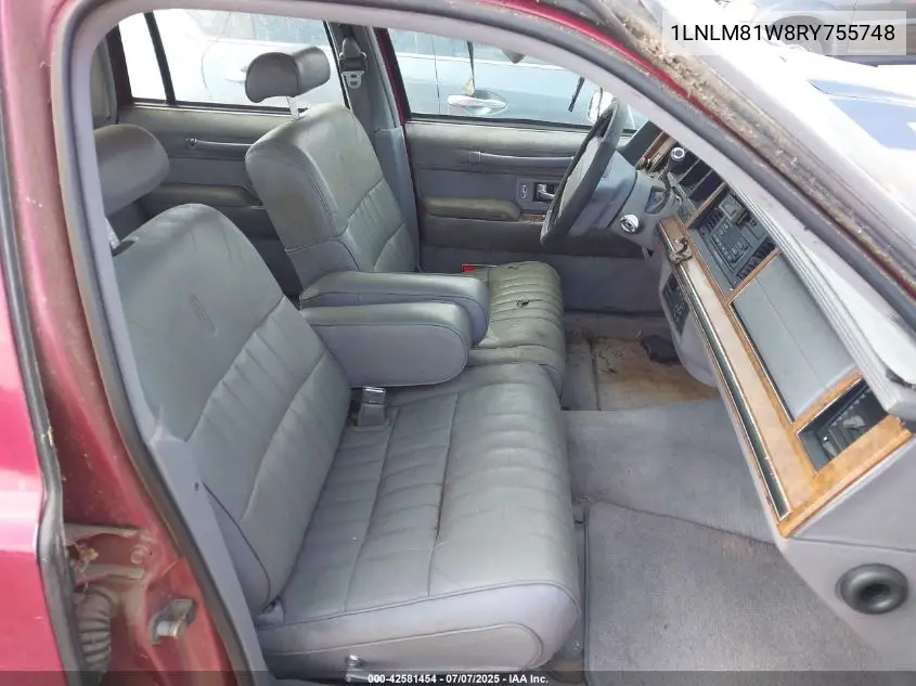 1994 Lincoln Town Car Executive VIN: 1LNLM81W8RY755748 Lot: 42581454