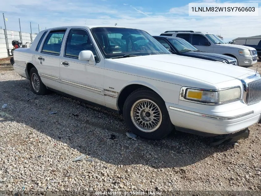 1995 Lincoln Town Car Signature/Spinnaker VIN: 1LNLM82W1SY760603 Lot: 41151919