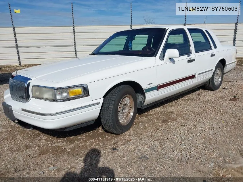 1995 Lincoln Town Car Signature/Spinnaker VIN: 1LNLM82W1SY760603 Lot: 41151919