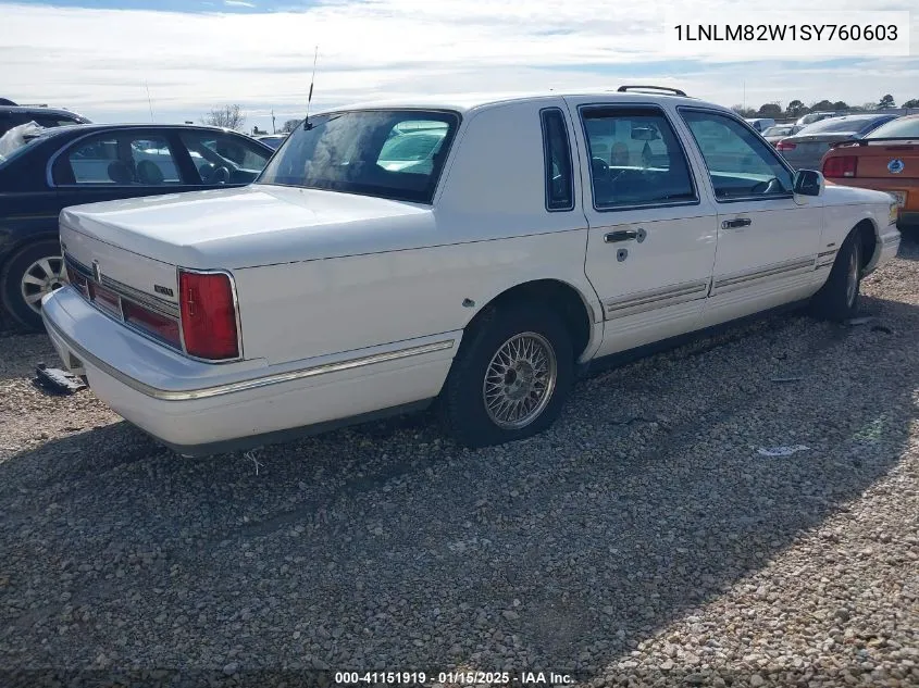 1995 Lincoln Town Car Signature/Spinnaker VIN: 1LNLM82W1SY760603 Lot: 41151919