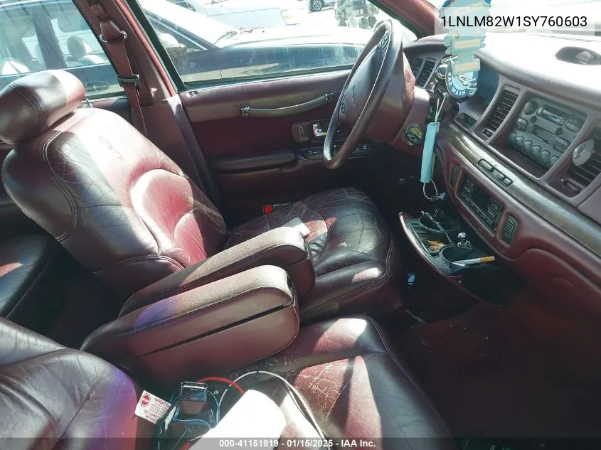 1995 Lincoln Town Car Signature/Spinnaker VIN: 1LNLM82W1SY760603 Lot: 41151919