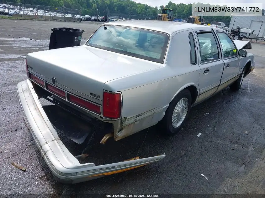 1995 Lincoln Town Car Cartier VIN: 1LNLM83W8SY741772 Lot: 42252980