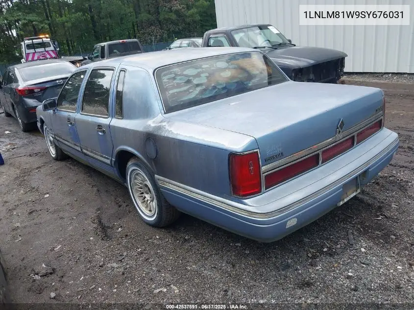 1995 Lincoln Town Car Executive VIN: 1LNLM81W9SY676031 Lot: 42537591