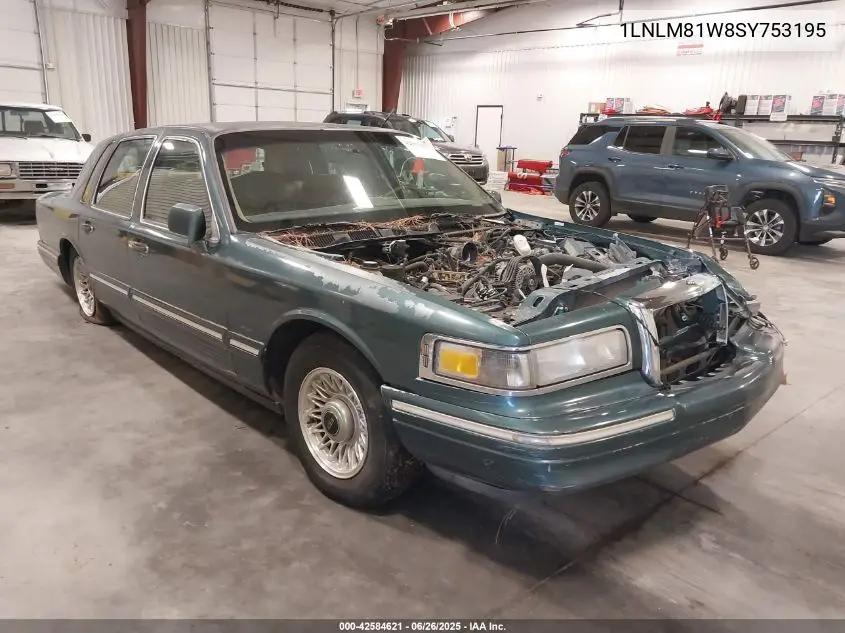 1995 Lincoln Town Car Executive VIN: 1LNLM81W8SY753195 Lot: 42584621
