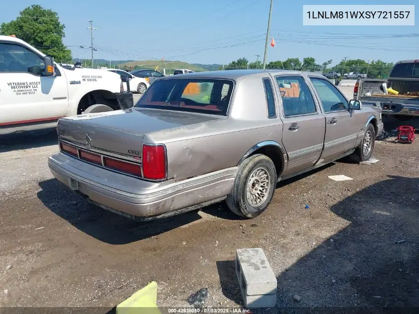 1995 Lincoln Town Car Executive VIN: 1LNLM81WXSY721557 Lot: 42638050