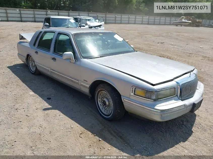 1995 Lincoln Town Car Executive VIN: 1LNLM81W2SY751071 Lot: 42650123