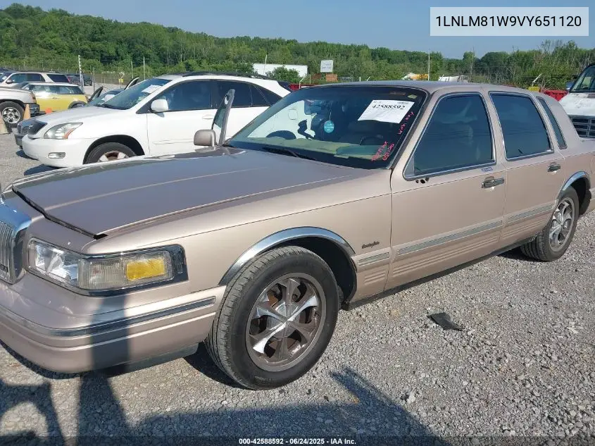 1997 Lincoln Town Car Executive VIN: 1LNLM81W9VY651120 Lot: 42588592