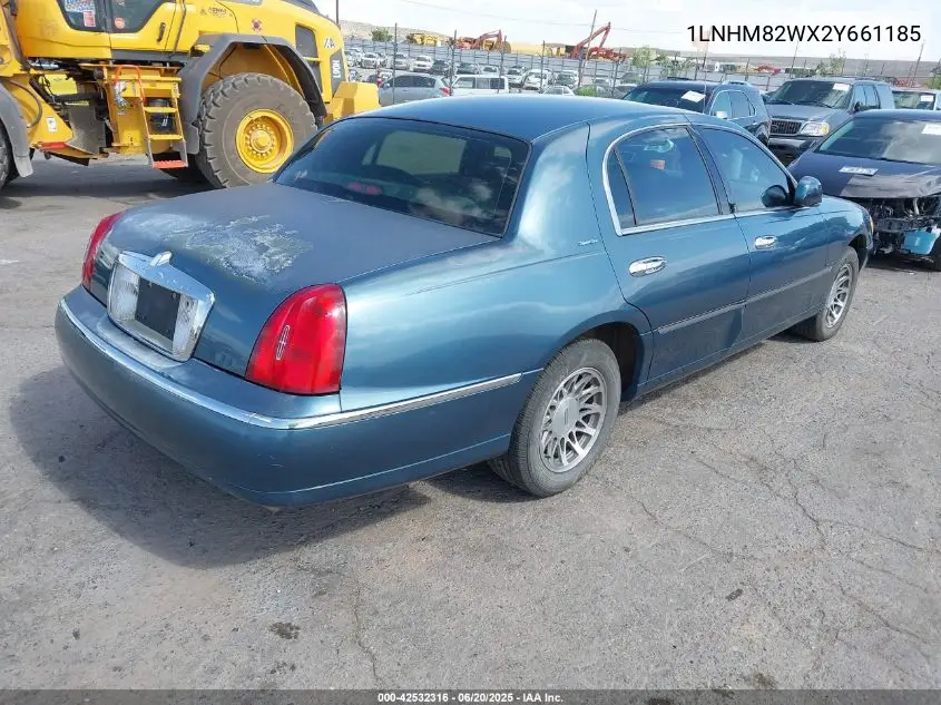 2002 Lincoln Town Car Signature VIN: 1LNHM82WX2Y661185 Lot: 42532316