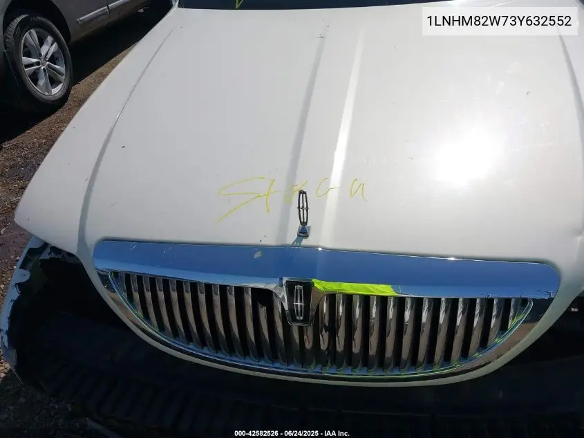 2003 Lincoln Town Car Signature VIN: 1LNHM82W73Y632552 Lot: 42582526