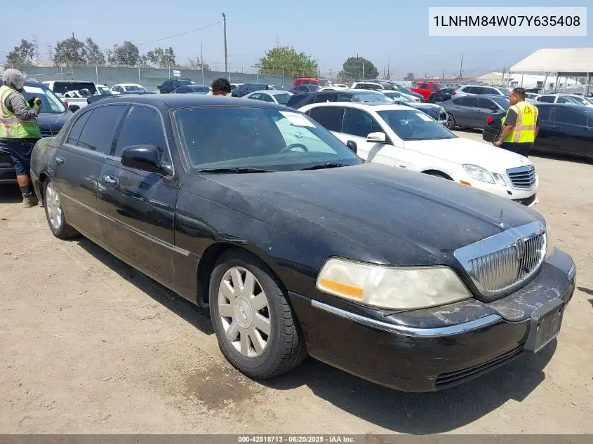 2007 Lincoln Town Car Executive L VIN: 1LNHM84W07Y635408 Lot: 42518713