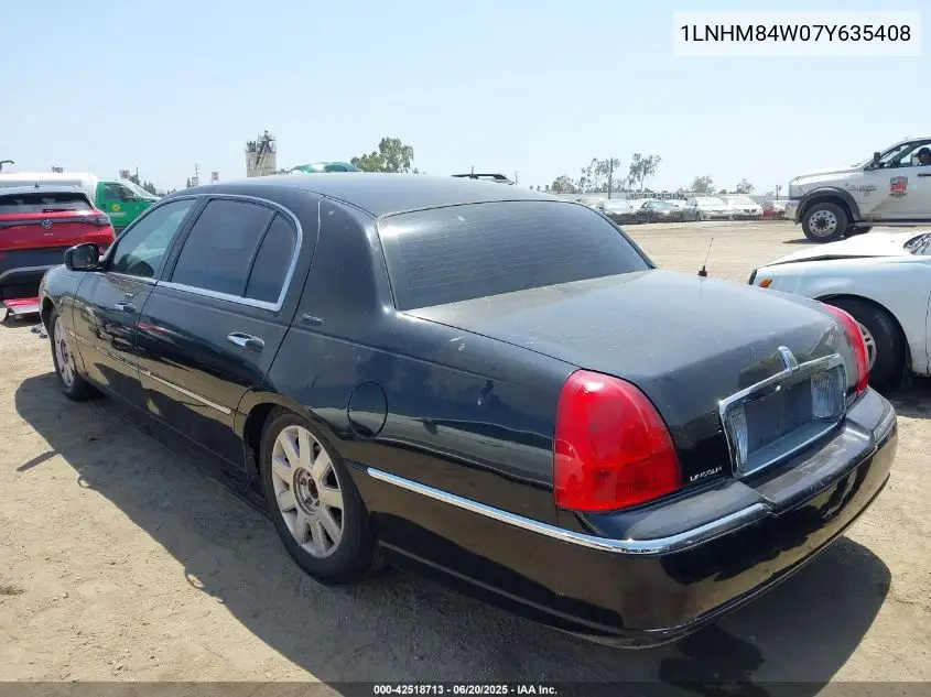 2007 Lincoln Town Car Executive L VIN: 1LNHM84W07Y635408 Lot: 42518713