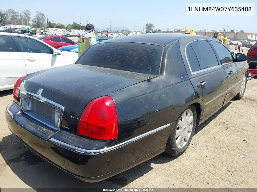 2007 Lincoln Town Car Executive L VIN: 1LNHM84W07Y635408 Lot: 42518713