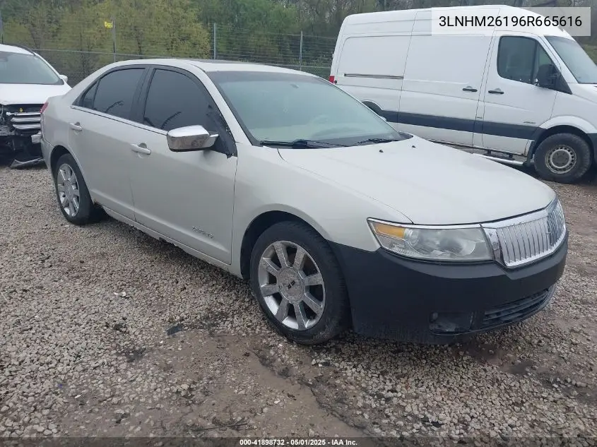 2006 Lincoln Zephyr VIN: 3LNHM26196R665616 Lot: 41898732