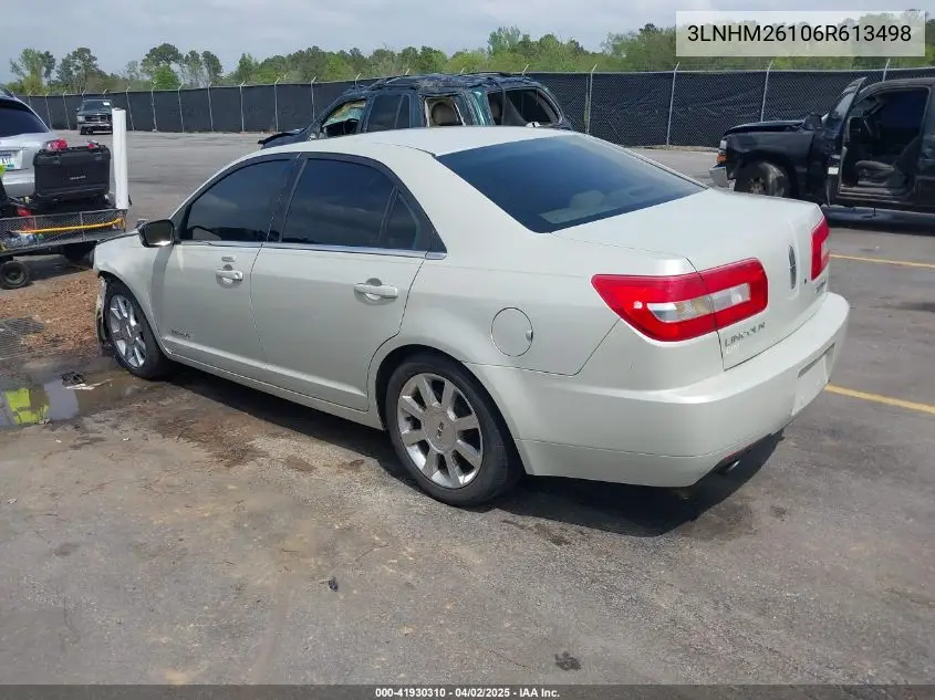 2006 Lincoln Zephyr VIN: 3LNHM26106R613498 Lot: 41930310