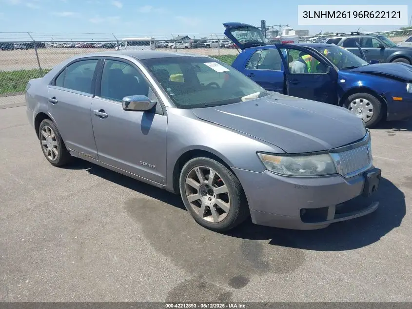 2006 Lincoln Zephyr VIN: 3LNHM26196R622121 Lot: 42212893