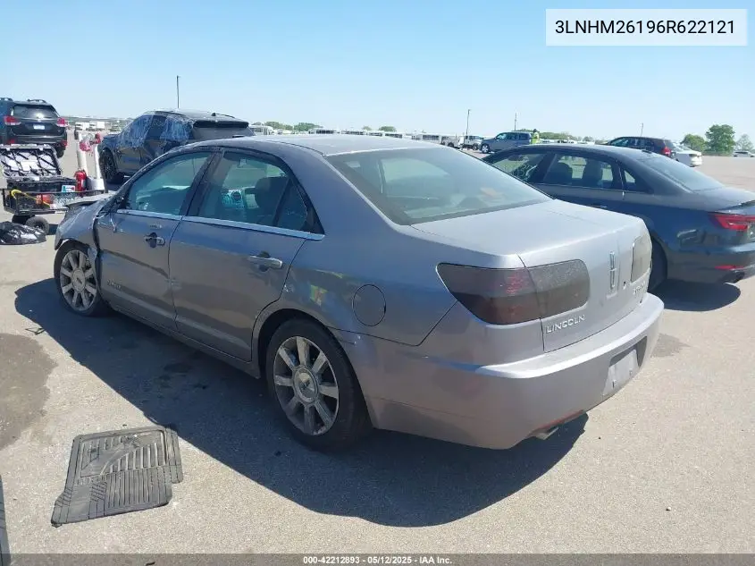 2006 Lincoln Zephyr VIN: 3LNHM26196R622121 Lot: 42212893