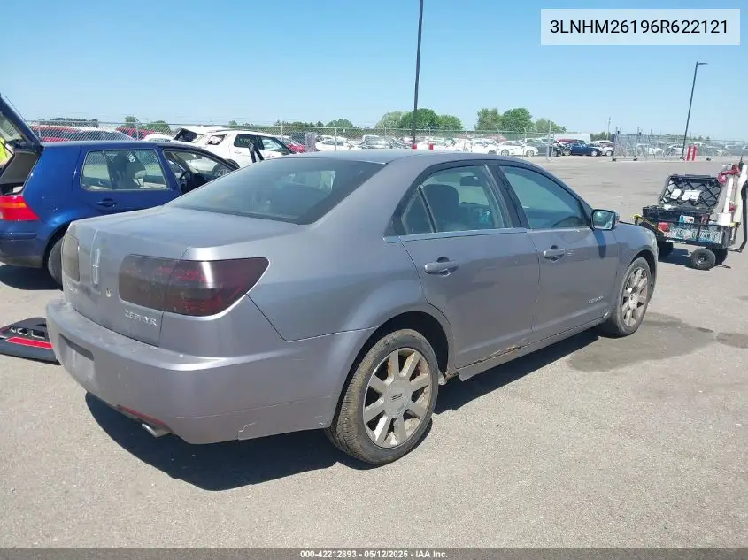 2006 Lincoln Zephyr VIN: 3LNHM26196R622121 Lot: 42212893